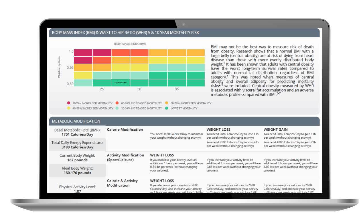 Health Risk Assessment HRA Software WebFCE